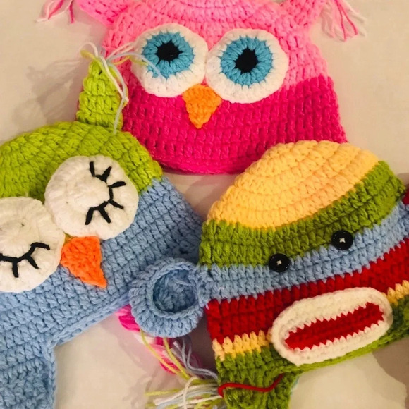 BOUTIQUE NEW KNITTED HAT TODDLER SIZE GIFT - Picture 6 of 7